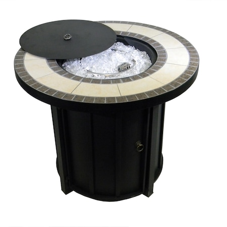 Hiland Round Tile Top Firepit AFP-TTR